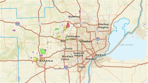 DTE Energy outage and reported problems map. DTE Energy is an electricity and natural gas company. This heat map shows where user-submitted problem reports are …. 