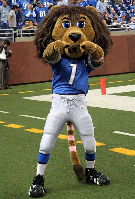 Detroit lions mascot. 