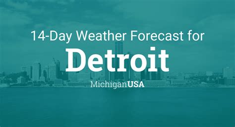 Detroit michigan 30 day forecast. Things To Know About Detroit michigan 30 day forecast. 