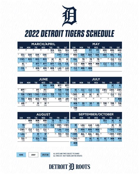 Detroit tigers schedule espn. ESPN has the full 2023 Detroit Tigers 2nd Half MLB schedule. Includes game times, TV listings and ticket information for all Tigers games. 