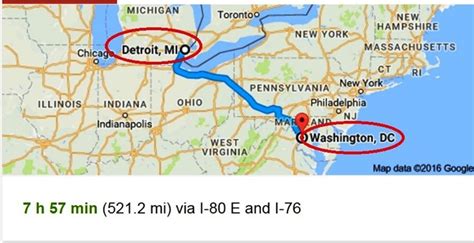 The short-haul journey between Detroit and Washington is just 410 miles (650 km). Don’t get too comfy though — you’ll be landing at Washington, DC Airport (DCA-Ronald Reagan Washington National) not long after jetting off.. 
