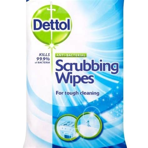 Dettol Antibacterial Scrubbing Wipes Pack of 10 - eBay