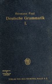 Deutsche Grammatik : Paul, Hermann, 1846-1921 - Archive