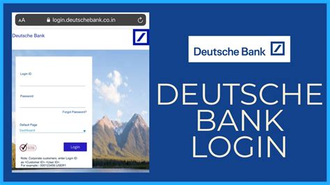 Deutsche bank login. Things To Know About Deutsche bank login. 