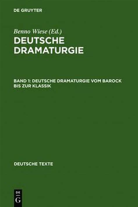 Deutsche dramturgie vom barock bis zur klassik. - Textbook of clinical pediatrics 6 vols.