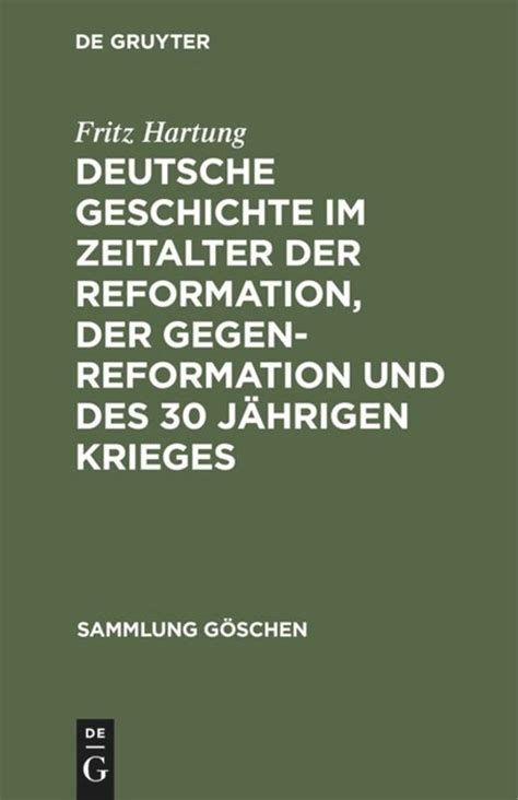 Deutsche geschichte im zeitalter der reformation und gegenreformation. - La vida en el otro lado.
