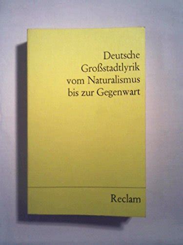 Deutsche literatur vom naturalismus bis zur gegenwart. - Handbuch zur wissenschaftlichen stoppuhr von fisher.