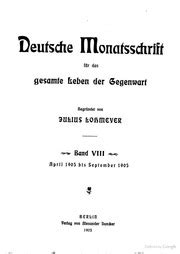 Deutsche monatschrift für das gesamte leben der gegenwart. - Philip lauritzen s gr nlandsguide dänische ausgabe.