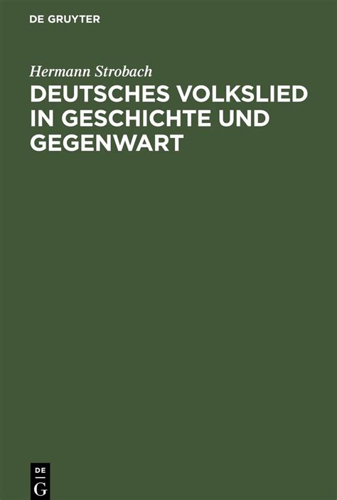 Deutsches volkslied in geschichte und gegenwart. - Foundations of manual lymph drainage 3e.