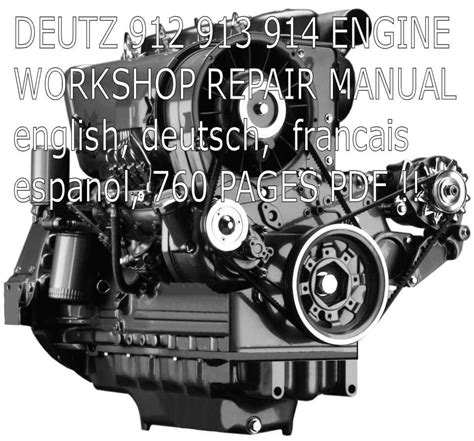 Deutz 3 cylinder diesel repair manual. - Briggs stratton 15 hp ohv engine manual.
