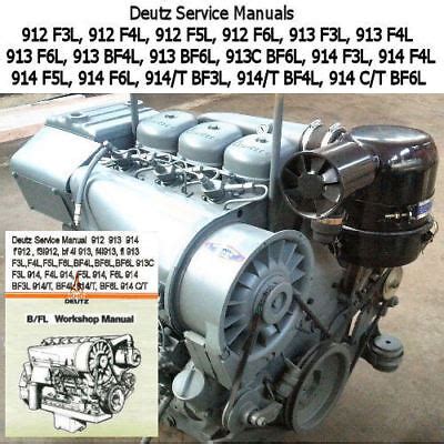 Deutz 912 913 914 motor reparatur service handbuch. - Manuale di officina per un motore honda gxv120.