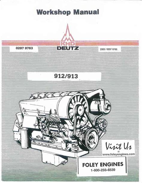Deutz 912 913 engine workshop service manual. - Romances en prosa de nuestra guerra.