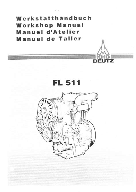 Deutz air cooled diesel engine maintenance manual fl 511. - Nous étions à bord du titanic.