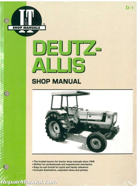 Deutz allis 6260 tractor service repair manual improved. - Demain matin si tout va bien.
