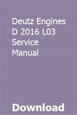 Deutz engines d 2015 l03 service manual. - Antología, voces femeninas en la poesía paraguaya.