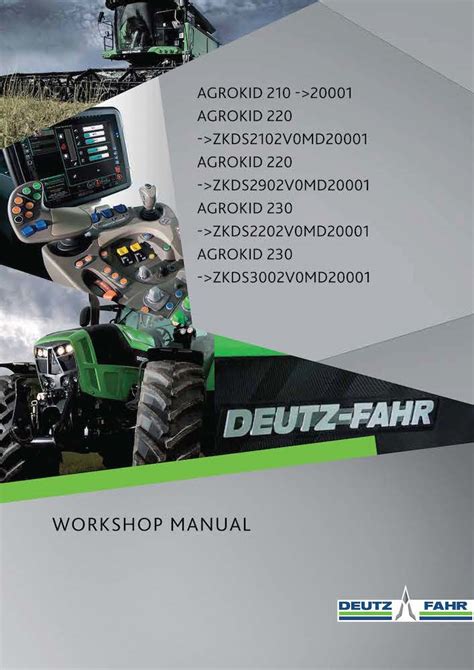 Deutz fahr agrokid 210 220 230 manuale operativo. - Zmb in frankfurt am main .....