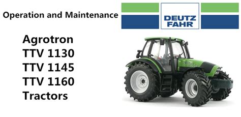 Deutz fahr tractor agrotron 1130 1145 1160 factory manual. - Cub cadet transmission belt manual 1050.