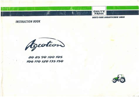 Deutz fahr tractor agrotron 80 90 100 105 workshop manual. - Aci 549 4r 13 guide to design and construction of.