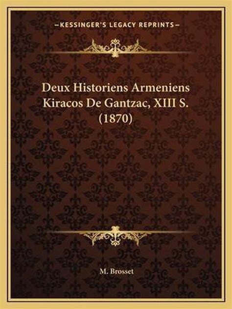 Deux historiens arméniens kiracos de gantzac. - The microsoft excel manual elementary statistics picturing the world by larson farber.