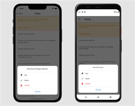 DevExpress Popup Dialog for Xamarin.Forms Mobile UI Controls