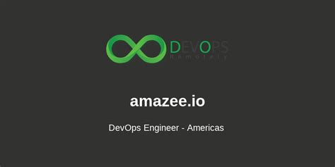 DevOps Engineer - with Growth Opportunities at Amazee Global …