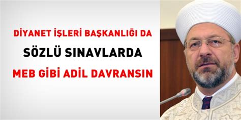 Devamında Diyanet İşleri Başkanlığı sözlü mülakata tabi tutar.