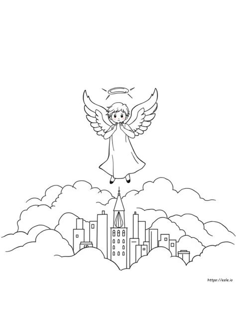 Devel Angel Coloring Pages