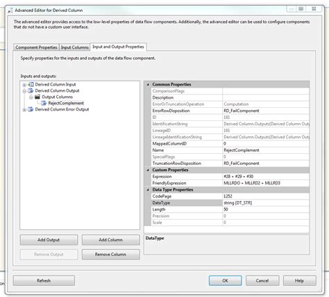 Developer Points SSIS Derived Column Cannot Convert Between Unicode