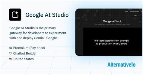 Developer google.  Go Google AI Studio is the fastest way to start building with Ge...