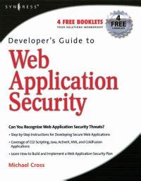 Developer s guide to web application security. - Haas sl 20 maintenance service manual.