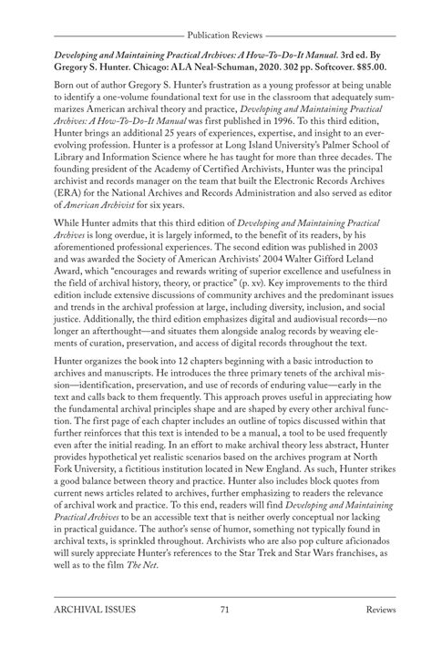 Full Download Developing And Maintaining Practical Archives A Howtodoit Manual By Gregory S Hunter