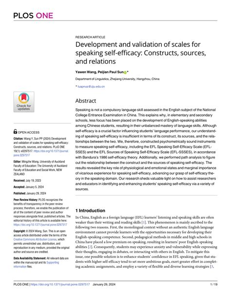 Development And Validation Of Self Presentation Scales
