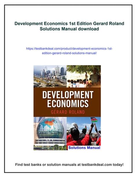 Development Economics 1st Edition