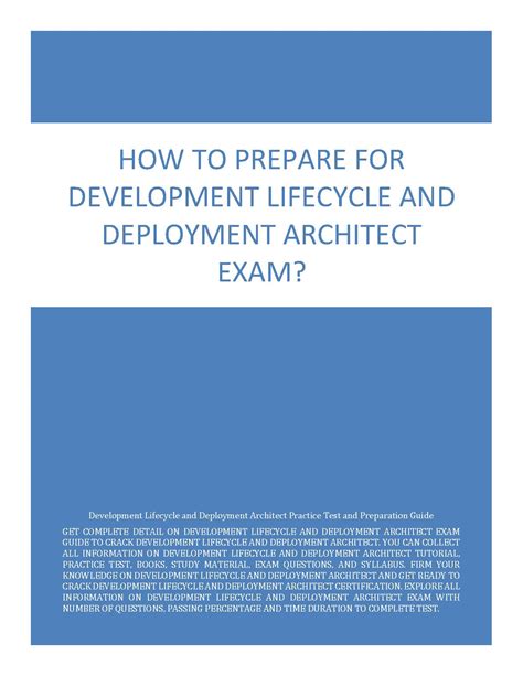 Development-Lifecycle-and-Deployment-Architect Exam