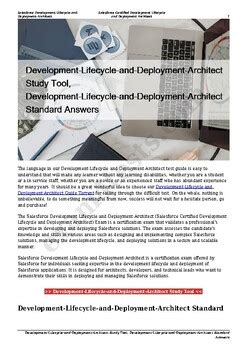 Development-Lifecycle-and-Deployment-Architect Originale Fragen