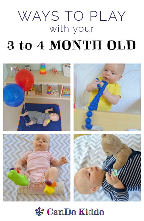 Developmental Baby Activities for 3 to 4 Month Olds for Fun and ...