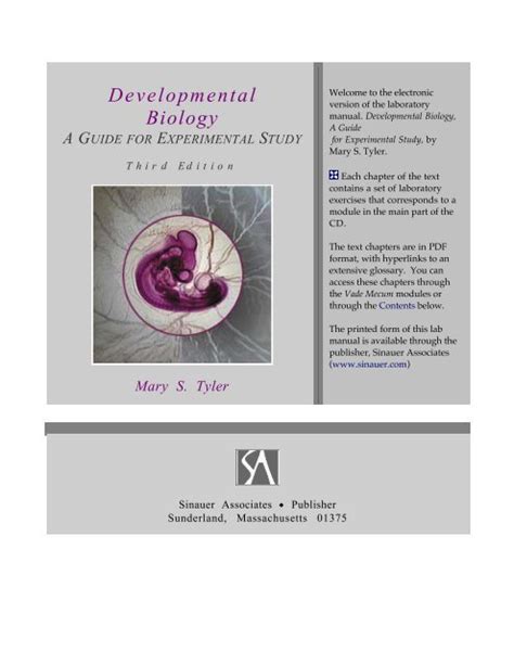 Developmental biology a guide for experimental study third edition. - Manuale di istruzioni harley davidson dyna street bob 2291343.