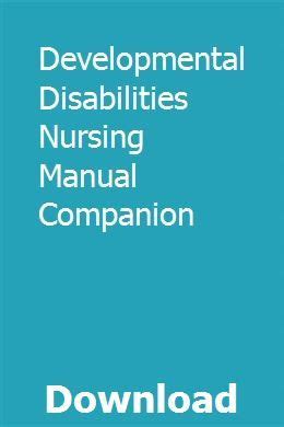 Developmental disabilities nurse manual companion guide. - Conflictos y represiones en el antiguo régimen.