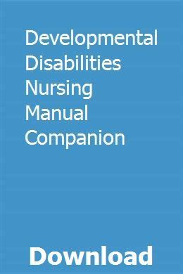 Developmental disabilities nursing manual companion guide. - Scarica il manuale gratuito di klr 650.