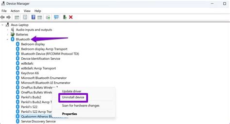 Device manager keeps refreshing bluetooth.  Disable or uninstall conflicting device...