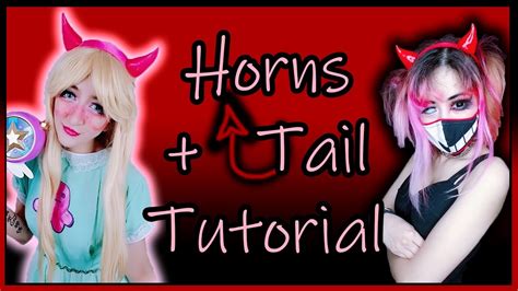 Devil/Demon Horns and Tail - Tutorial WALKTHROUGH - YouTube