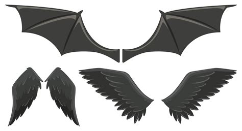 Devil Wings Drawing