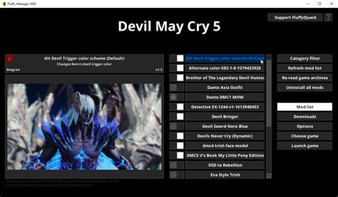 Devil may cry 5 mod loader.  Usage: -Extract the mod manager anywhere (i...