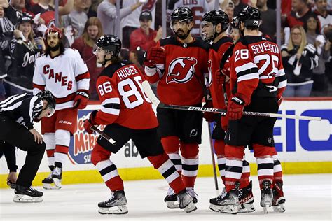 Devils answer in Game 3, rout Canes 8-4, deficit now 2-1