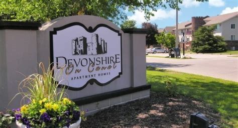 Devonshire on canal. Welcome to Devonshire on Canal, where quality and comfort meet. Enjoy such amenities as lushly landscaped grounds, an excellent location with everything right outside your front door, and spacious floorplans. Our on-site management will meet your needs in a friendly and efficient manner. Let Devonshire on Canal be your new home. 