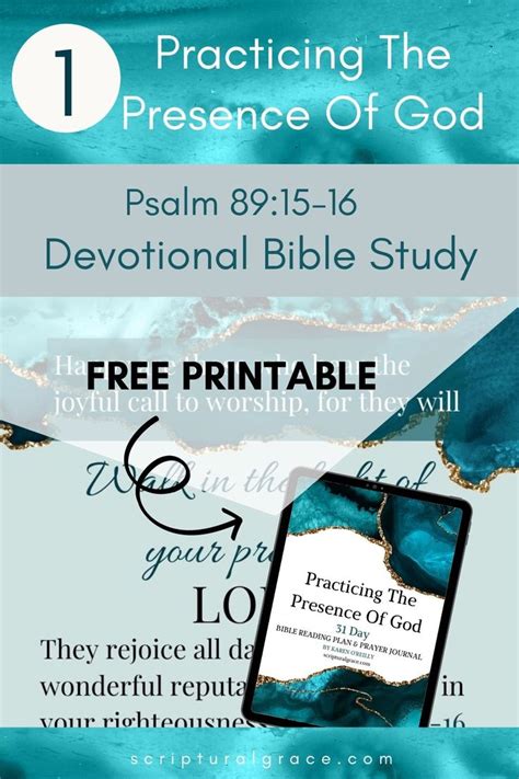 Devotional Bible Study: Face To Face With God Psalm …