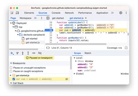 Devtools chrome