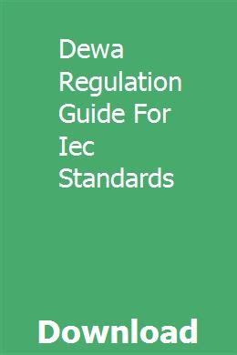 Dewa regulation guide for iec standards. - Lettres du p. f.-x. duplessis de la compagnie de jésus.