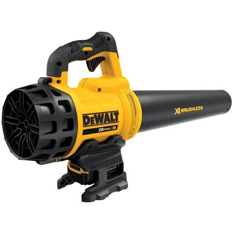 Dewalt 20 volt blower. The 20-Volt MAX Brushless Handheld Blower provides the ability to clear debris with an air volume of up to 450 cu. ft./minute and up to 125 miles per hour with the concentrator nozzle. At only 66 dB the ... DCB246CK charges DEWALT 12-Volt to 20-Volt maximum lithium-ion batteries; DCB246CK charges in 1-hour or less to help minimize downtime ... 