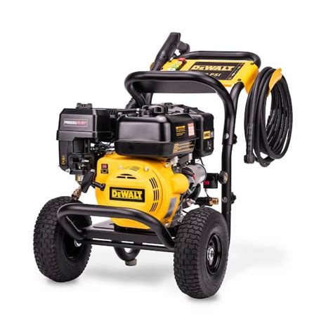 Dewalt 3400 psi pressure washer won't start. 3400 PSI at 2.5 GPM Cold Water Gas Pressure Washer with Electric Start DEWALT pressure washer units and accessories are GUARANTEED TOUGH. Built to meet the rigorous demands of the cleaning professional or anyone who expects the … 